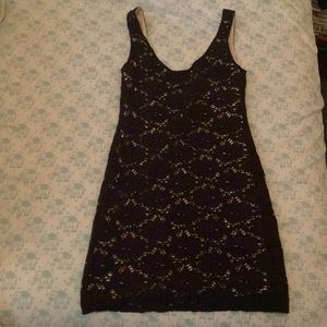 Little lace black dress